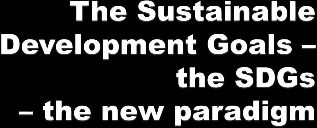 the SDGs by Jan-Gustav