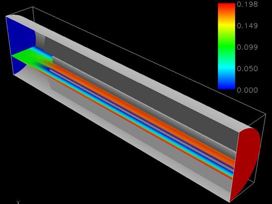 Model of a Linear Rib Enhancements in an Enhanced Tube Max