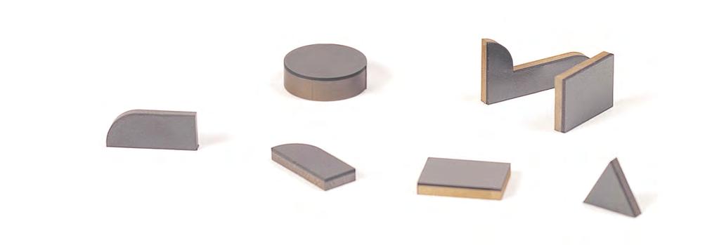 COMPAX PCD FULL ROUND AND CUT PRODUCT AVAILABILITY CHART Hyperion manufactures a complete line of high-quality sintered Compax PCD tool blanks.