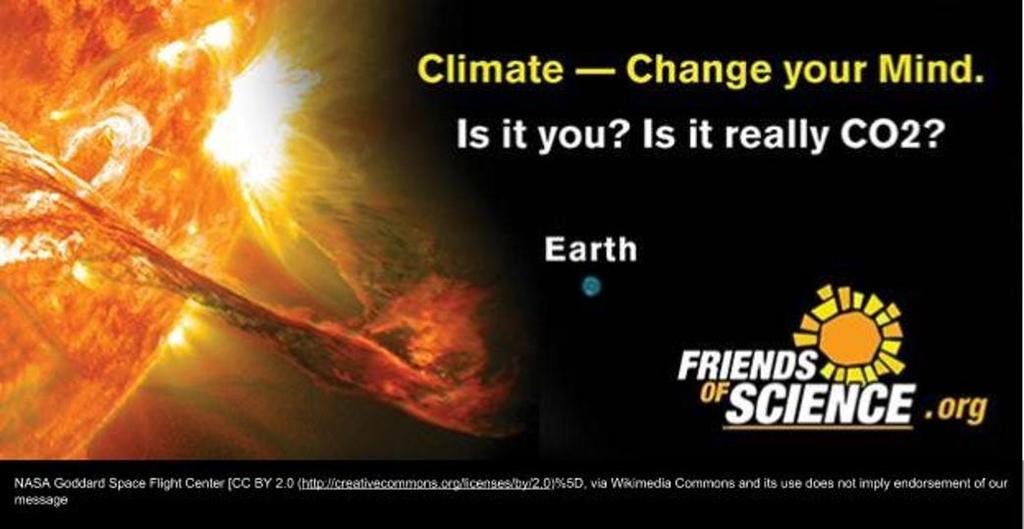 After a thorough review of a broad spectrum of literature on climate change, Friends of Science Society has concluded that the sun is the main driver of