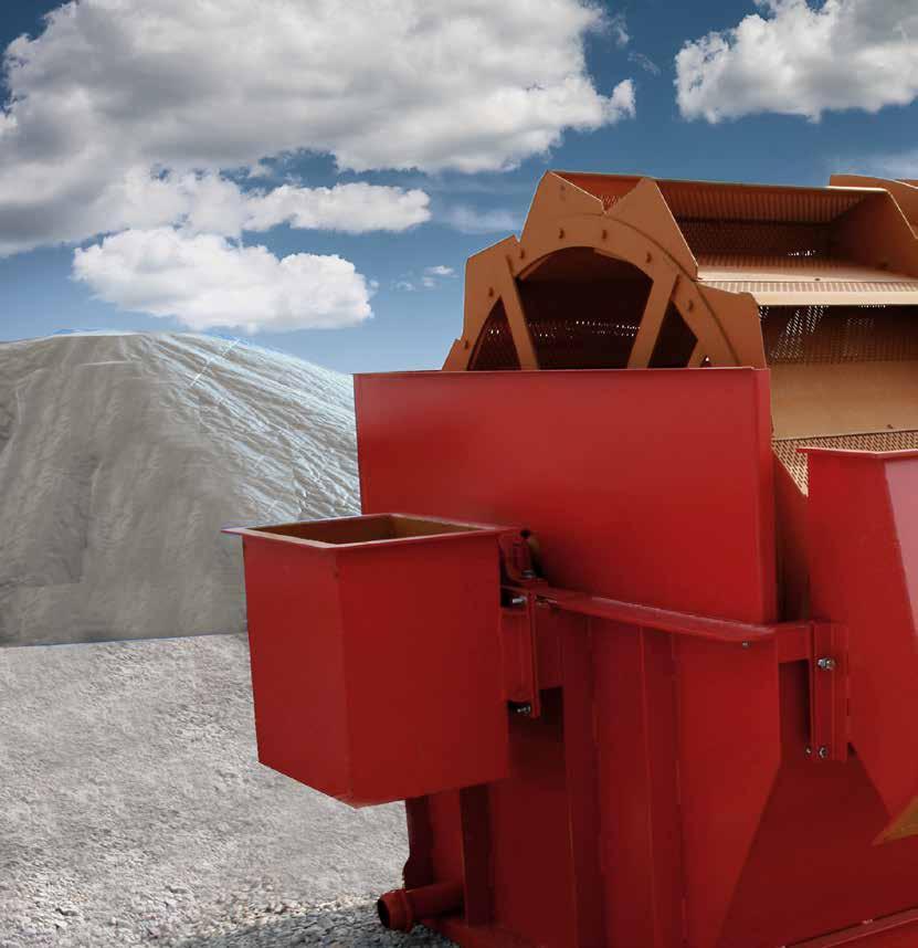BUCTEC The bucket wheels, sand recovery units, are used for the recovery of sands coming from aggregate washing plants.