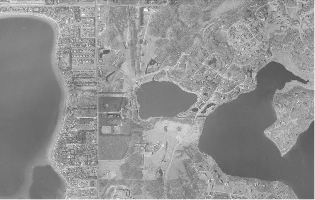 2 WATERSHED FEATURES Figure 6: 1991 aerial photo of Charley Lake In 1991, the
