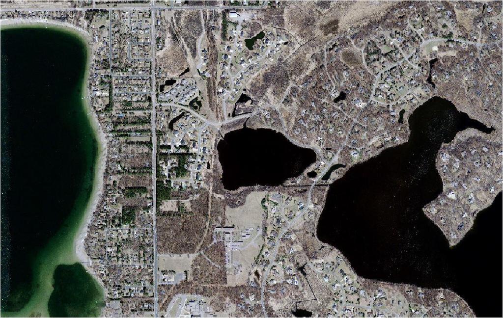 2 WATERSHED FEATURES Figure 8: 2009 aerial photo of Charley Lake In 2009, there is