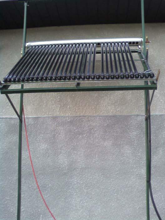 Evacuated tube collectors and flat plate collectors are referred to as solar water heating devices.
