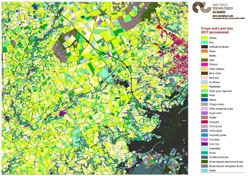 Detailed crop maps (regional-national) HORIZON 2020