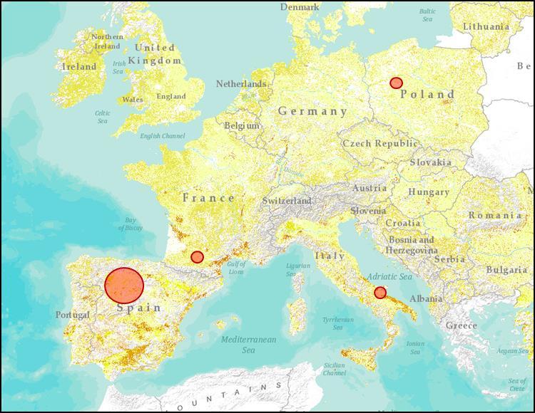 Validation strategy Four European agricultural test sites Spain: ITACYL - Duero River-basin France: UPS-CESBIO - OSR Auradé and Lamasqère Italy: CREA/CNR - Apulian Tavoliere Poland: IPP/NRI Winna