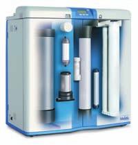 Twin Medpure deionization cartridges ensure an instantaneous demand of up to 4 liters/min.