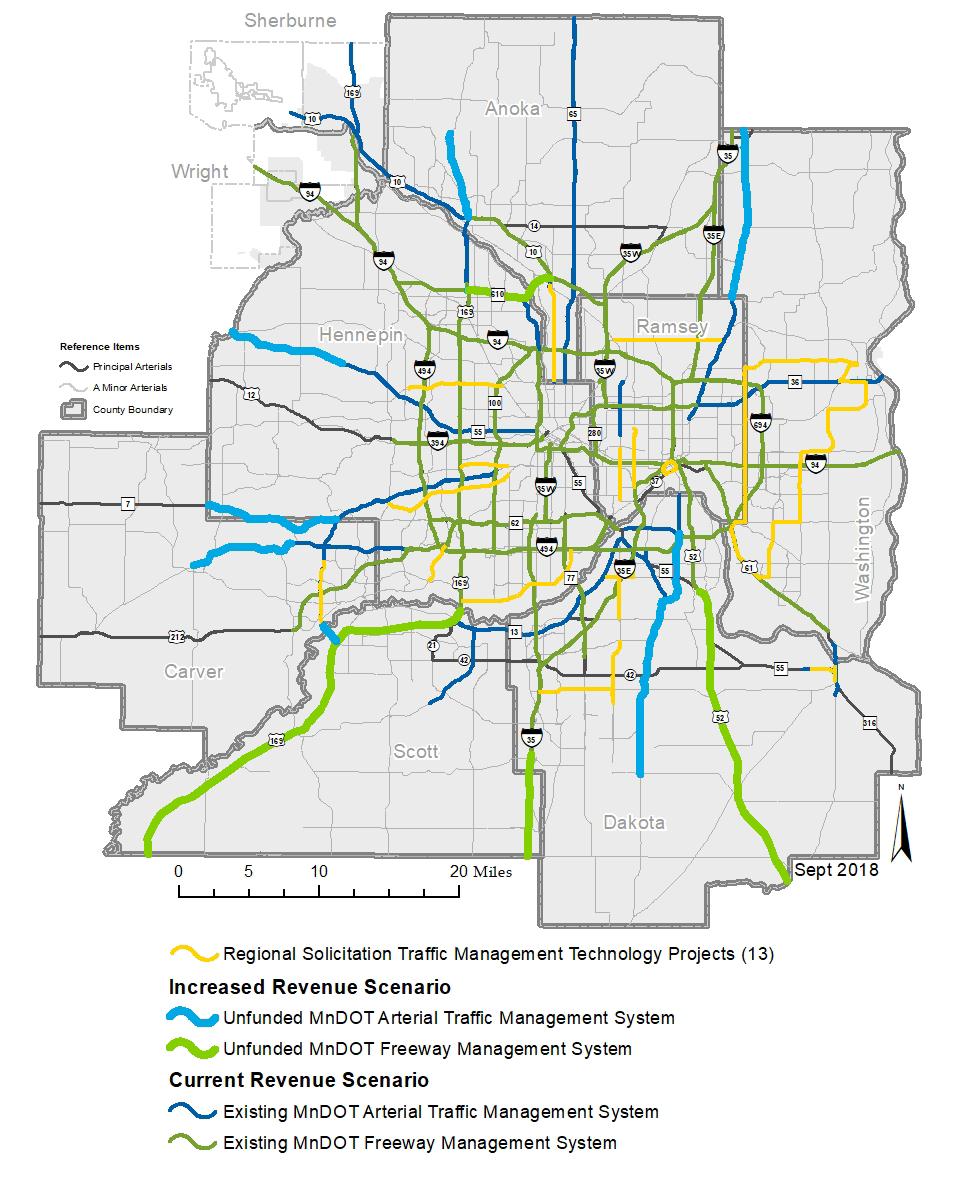 Figure 5-17: Increased Revenue Traffic Management Technologies 2040 TRANSPORTATION POLICY