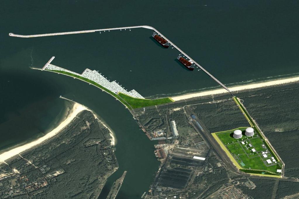 Port of Szczecin Świnoujście LNG Terminal under construction First
