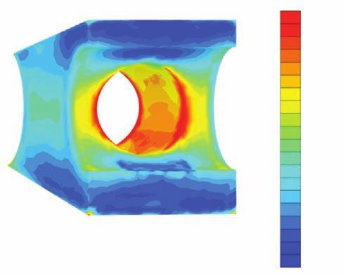 The two dimension models provide evaluation of the internal stresses of the frozen mass, as well as the elastic deformation.
