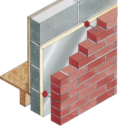 CI/Sfb (21.9) Rn7 M2 Second Issue November 2002 wall TW50 zero ODP PARTIAL FILL CAVITY WALL INSULATION High performance rigid urethane insulation thermal conductivity 0.022 W/m.