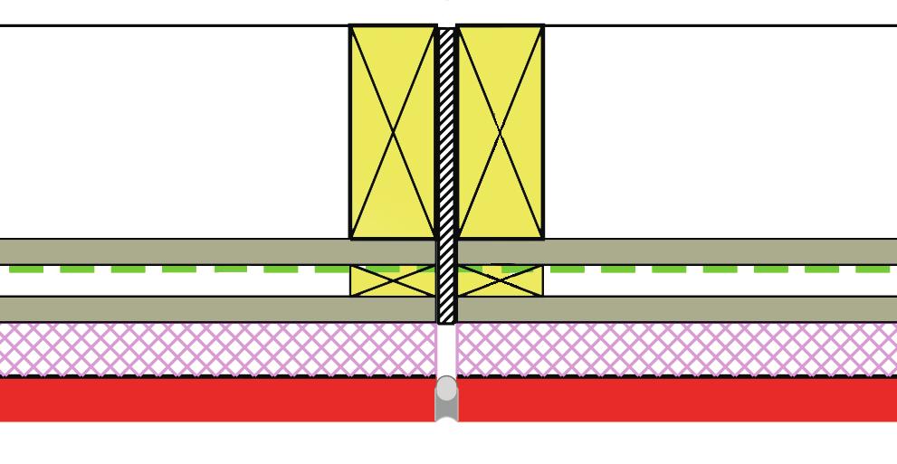 expansion joint plan view vertical joint frame with cavity (1) (1) Ancillary support structure to the substrate wall at movement joints omitted for clarity. 17.