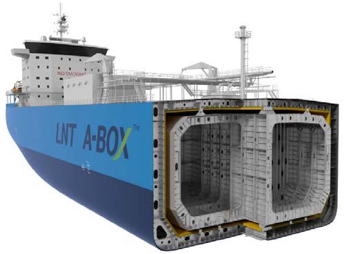 Summary LNT A BOX is a new containment system for LNG and other gases at temperatures below 55 C.