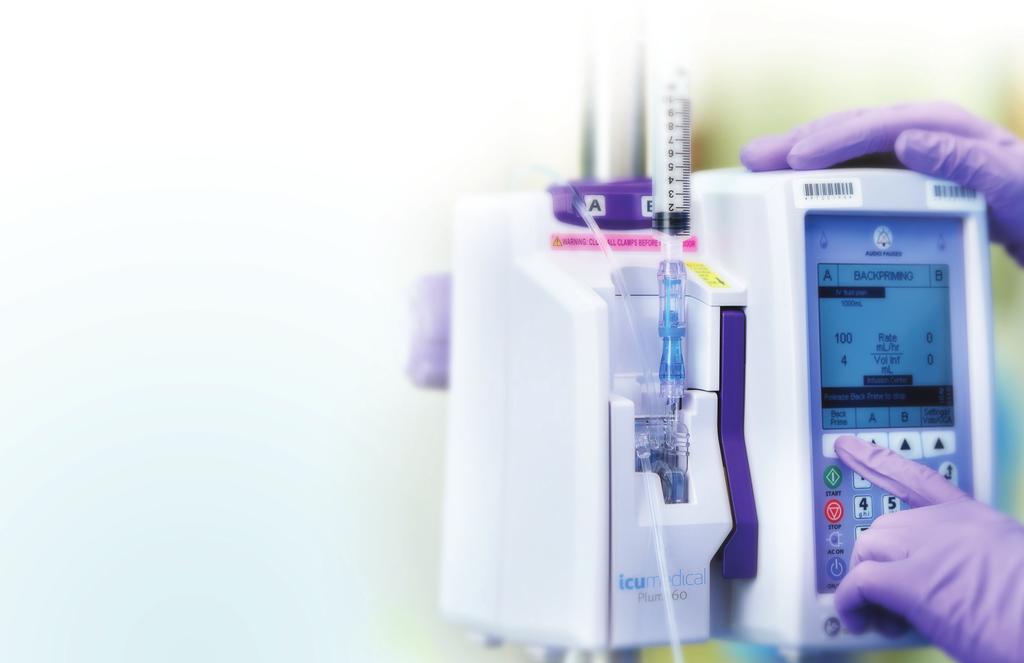 Improve clinical efficiencies with innovative designs that enable nurses to spend more time caring for their patients ICU Medical infusion systems empower you to improve clinical efficiencies with