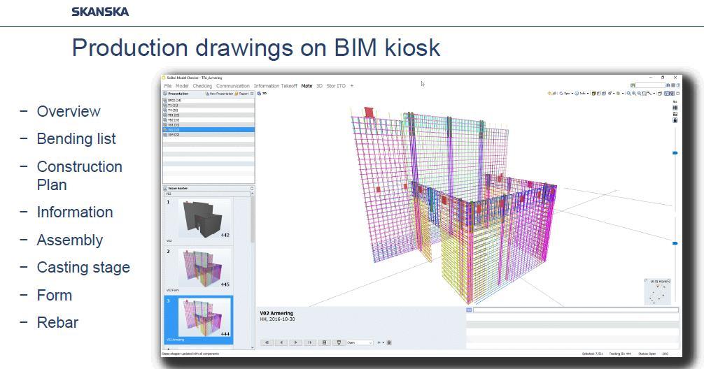 Moving towards digital concrete for large construction projects: BIM experience Digital ordering from