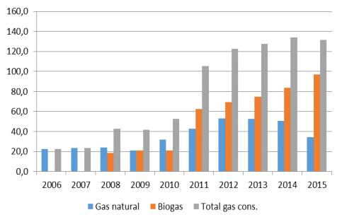 Germany is the second leading country in the EU regarding natural gas refuelling infrastructures, but the number of vehicles per station lays below