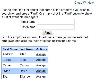 o User Roles (Optional) Use these checkboxes to assign the role the employee will play as a user of the REVIEWSNAP system.