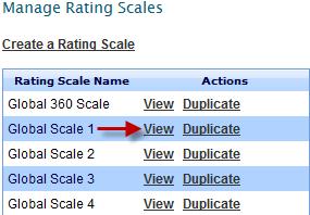 Manage Rating Scales A Product of Applied Training Systems, Inc Navigation Consistent and descriptive Rating Scales are an integral part of the review process.
