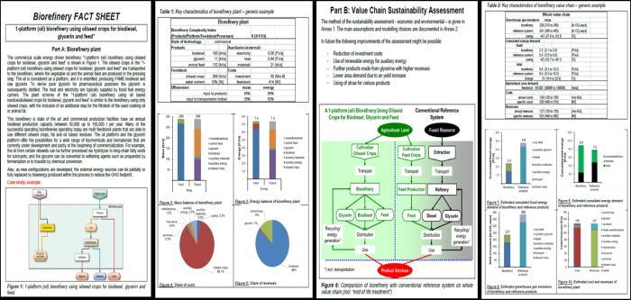 Comparison of Biorefineries Fact Sheet Biorefinery 1 Biorefinery 1 Biorefinery 2 Biorefinery 3 Fact
