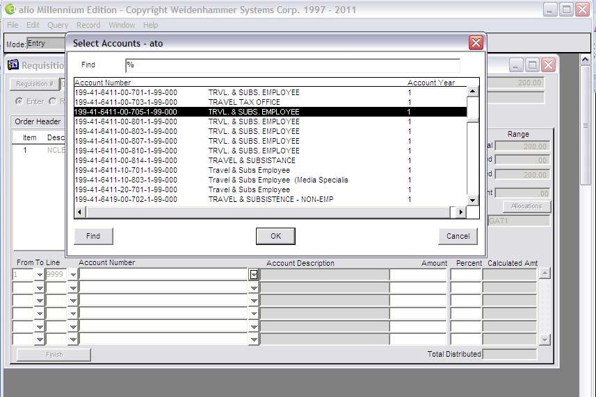 The Range Total and Unallocated amounts are calculated for the selected line items. 11.1 11.2.