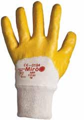 GLOVES General Purpose Gloves MIRO Tear 1 117 01 Slight texturing Depending on the use of