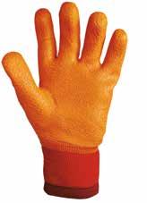 Cold Weather Gloves / 511 12005 POLAR GLOVES EN 511 Fluorescent PVC outer surface