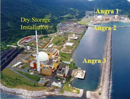 Figure 6. Possible location of the SNF dry storage installation at the Angra s reactors site. 3.