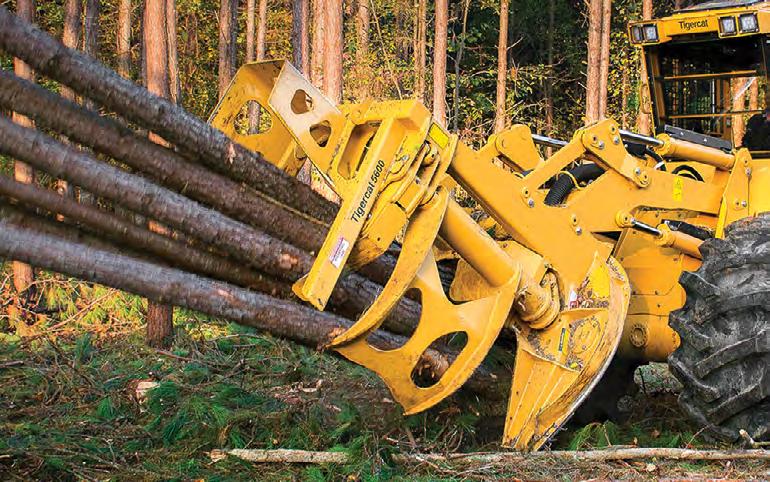 RELIABLE With strength comes reliability, and Tigercat felling heads are designed to last.