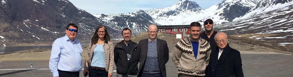 Regulatory Framework & Permitting Process IAEA Director General visits Kvanefjeld May 2017 Jakob Rohmann Hard (Chief of Protocol, Foreign Department, Greenland), Liselotte Plesner (Danish Ambassador,