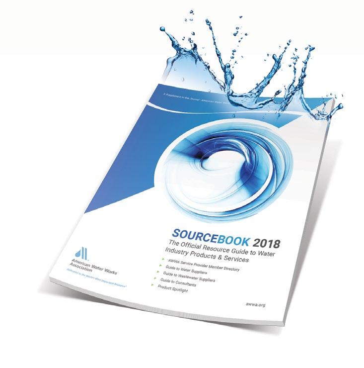 Sourcebook Sourcebook will be distributed to more than 50,000 water professionals representing nearly 4,700 utilities throughout North America.
