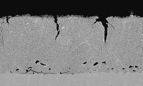 Interestingly, there is no significant change in the porous layer before and after holding at 473 K for 1 h. The porous layer heated at 573 K was also found to retain many pores, as shown in Fig.