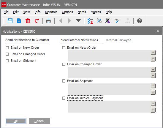 Lifecycle Notifications s Send e-mail notification when sales and purchasing events occur Determine notification points at the business partner level Override or