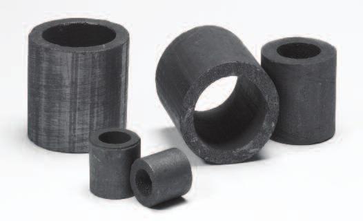 Christy Pa Carbon Raschig Rings Resistant to a wide range of acids, alalis and solvents High resistance to thermal shoc High thermal conductivity Available in a variety of sizes Fully carbonized no