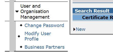 How does an e.o create an organization Agents do not have the option Organisation in the User and Organisation Management module.