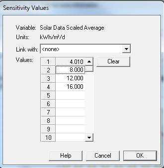 Sensitivity Analysis Optimization: best configuration under a particular set of input assumptions Sensitivity