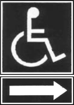 Incorporate required designated parking signage 1.2 m above grade, 0.6 2.0 m from curb edge, or on a building face within 2.0 m of curb. Signs mounted on moveable bases are unacceptable (see Figure 4.
