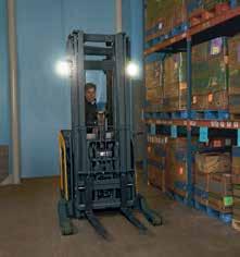 Industry-leading run time The ETR series of reach trucks has the unique ability to run up to two shifts on one battery charge, saving your business downtime and money.