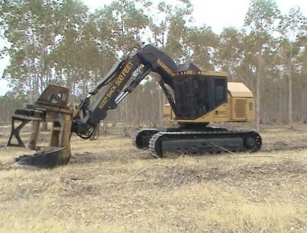 The harvesting system (Figure 1) included a tracked feller-buncher (Tigercat 845C), grapple skidder (Tigercat 730C) and mobile chipper without delimber/debarker (Husky Precision 2366) to maximise