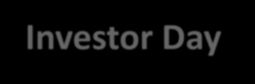 Investor Day 2015