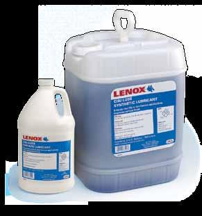 SAWING AND METALWORKING FLUIDS LEX LUBE Clean, Synthetic Lubricant for Spray Applications Advanced formula enables superior cutting performance when Minimum Quantity Lubrication (MQL) is required