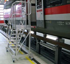 Mobile access solutions Mobile working platforms, adaptable to