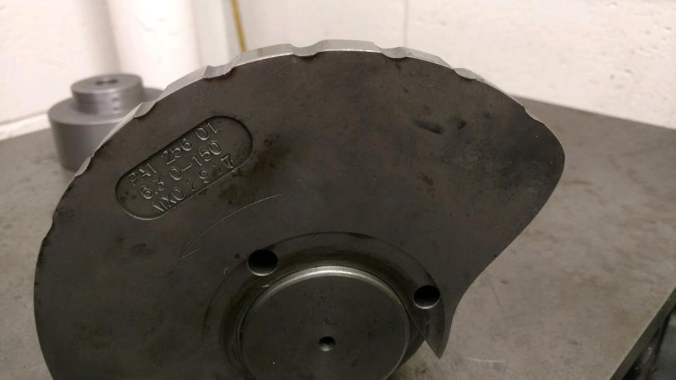 This is a CAM that was not a Chip Breaker CAM, but where the chip breaks were ground In the shop.