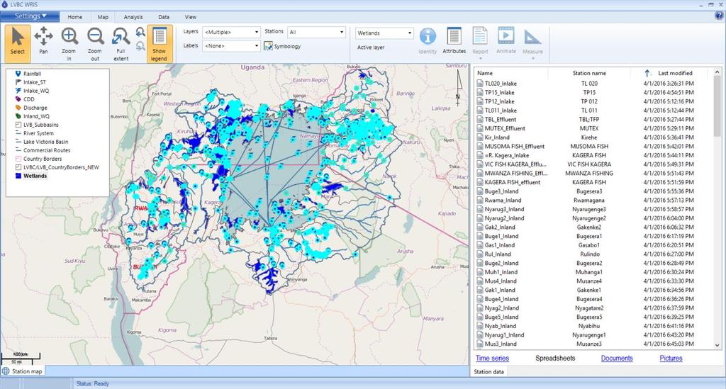LVB - WRIS Data Analysis : Water quality spreadsheets
