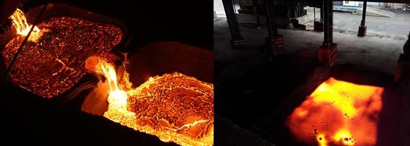 , Turkey Similar tapping hole refractory lining was applied at Eti Krom and Vargön Alloys.