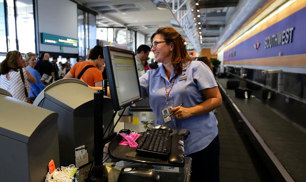 2012 Southwest Airlines One Report // People // Employees // Benefits Our Employees served nearly 110 million Customers in 2012.