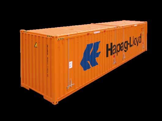 The tarpaulin fitted to the container protects the cargo from water and moisture and is removable Some 