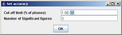 New software: Other Possibilities Reseting calculation accurancy: