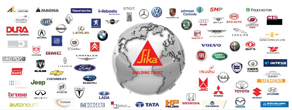 SIKA AUTOMOTIVE GLOBAL REACH LOCAL PRESENCE Our products for BONDING, SEALING, DAMPING ans STRENGTHENING proudly serve ALL major global