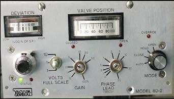 gas controller located in the gas jungle (see Figure 1, Silicon Nitride LPCVD Sys. Gas Controller), rotate the selection knob on the gas controller to select the desired gas.