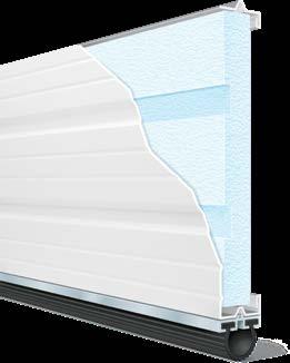 Available with insulation on models 520S, 522S, 524V, 524S, 525V, 525S and 664V for maximum energy efficiency. R-value up to 6.6*. Windows are available in DBS, plexiglass and wire glass.